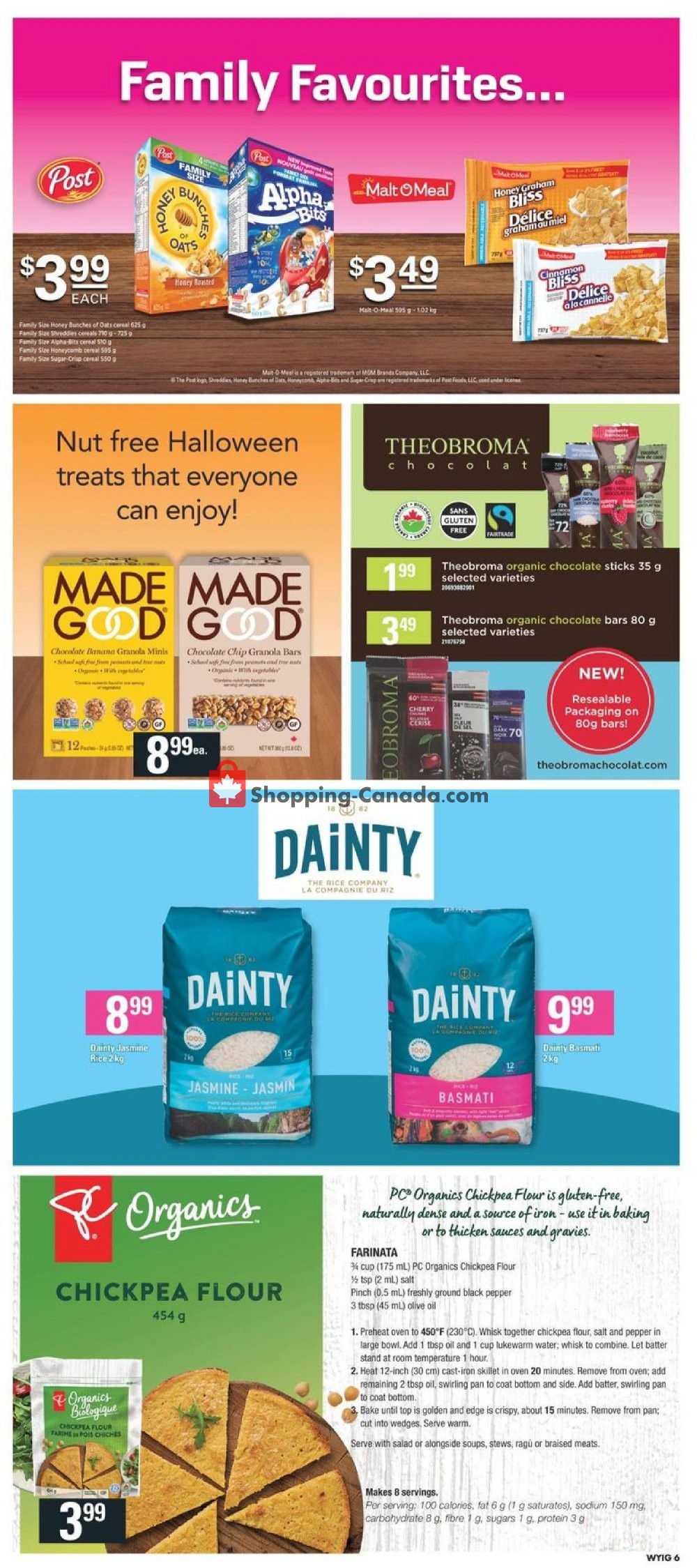 Loblaws flyer from Thursday October 25, 2018 to Wednesday October 31, 2018 - page 17