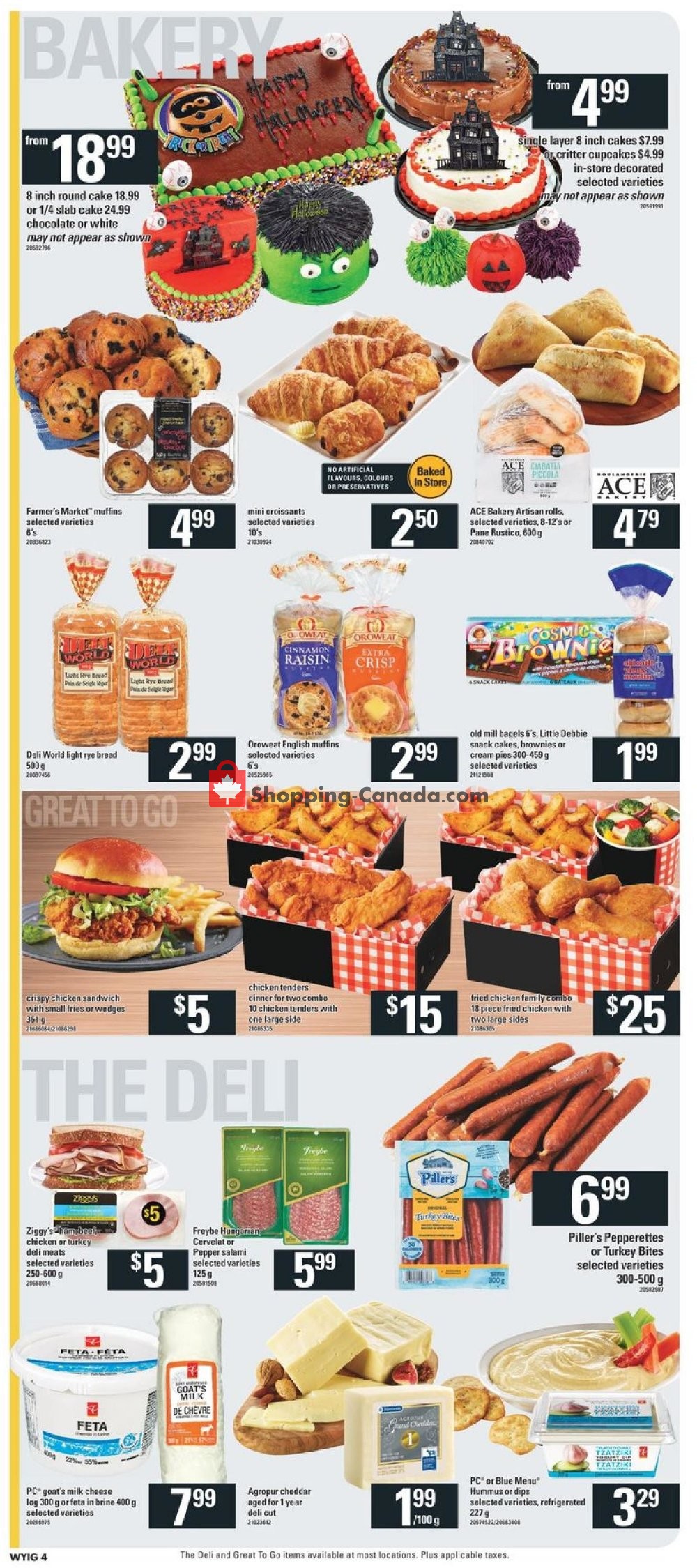 Loblaws flyer from Thursday October 25, 2018 to Wednesday October 31, 2018 - page 6