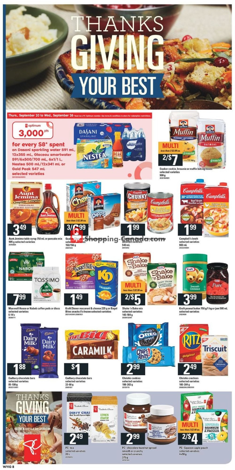 Loblaws flyer from Thursday September 20, 2018 to Wednesday September 26, 2018 - page 8