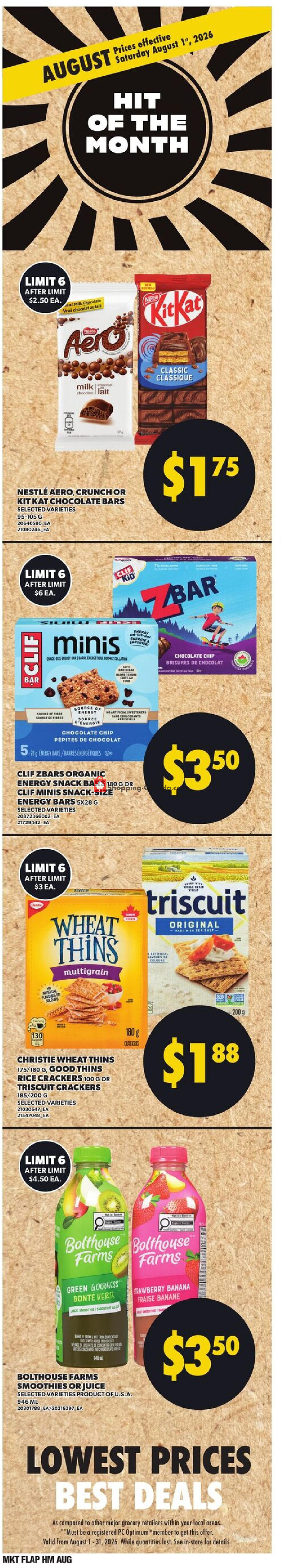 Loblaws flyer from Thursday July 30, 2026 to Wednesday August 5, 2026 - page 10
