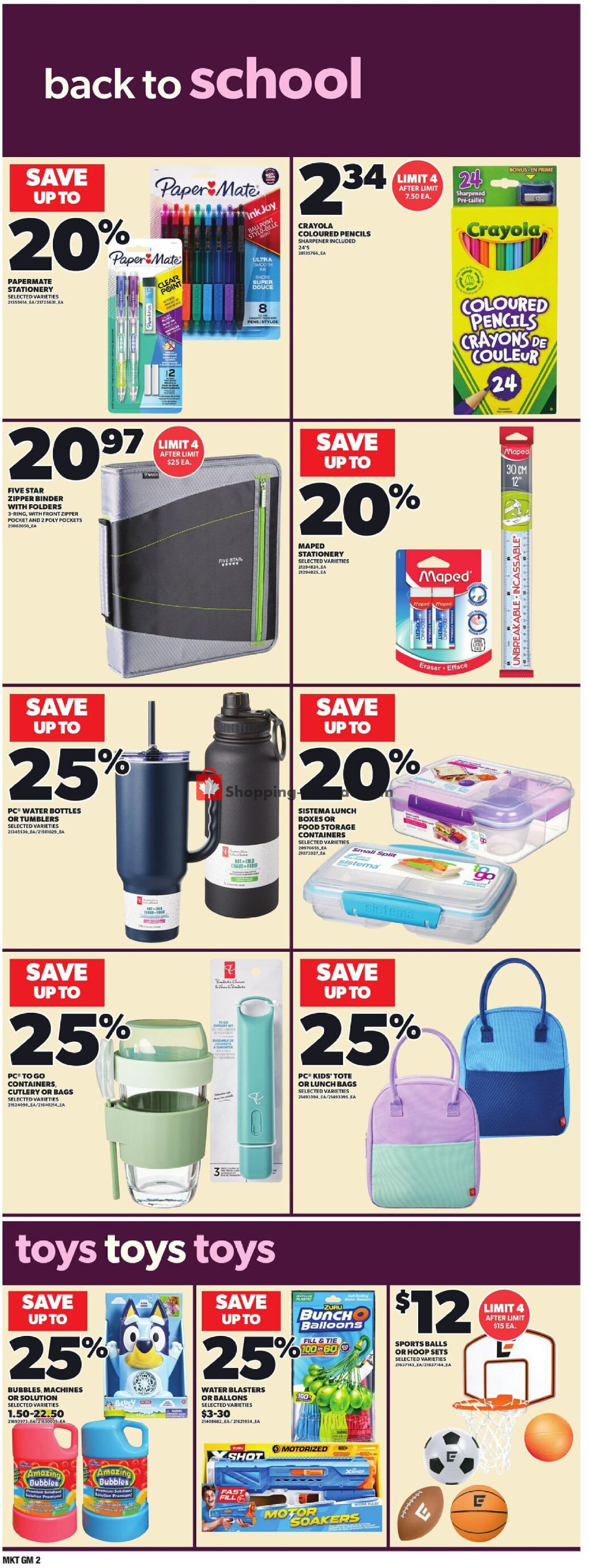 Loblaws flyer from Thursday July 30, 2026 to Wednesday August 5, 2026 - page 16