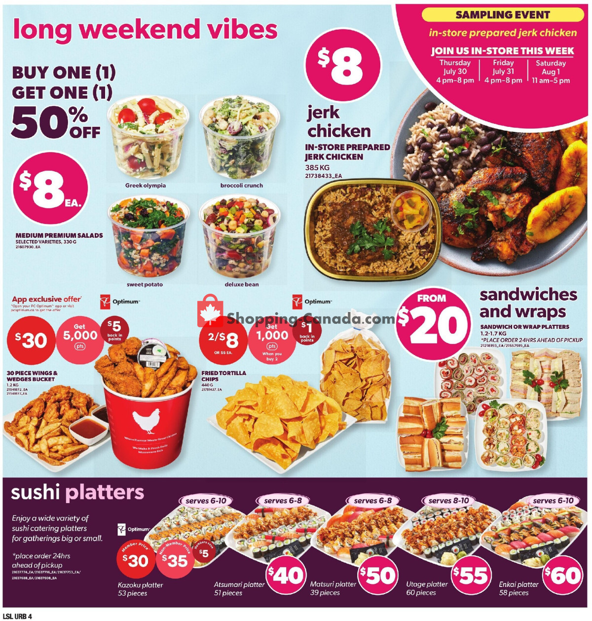 Loblaws flyer from Thursday July 30, 2026 to Wednesday August 5, 2026 - page 4