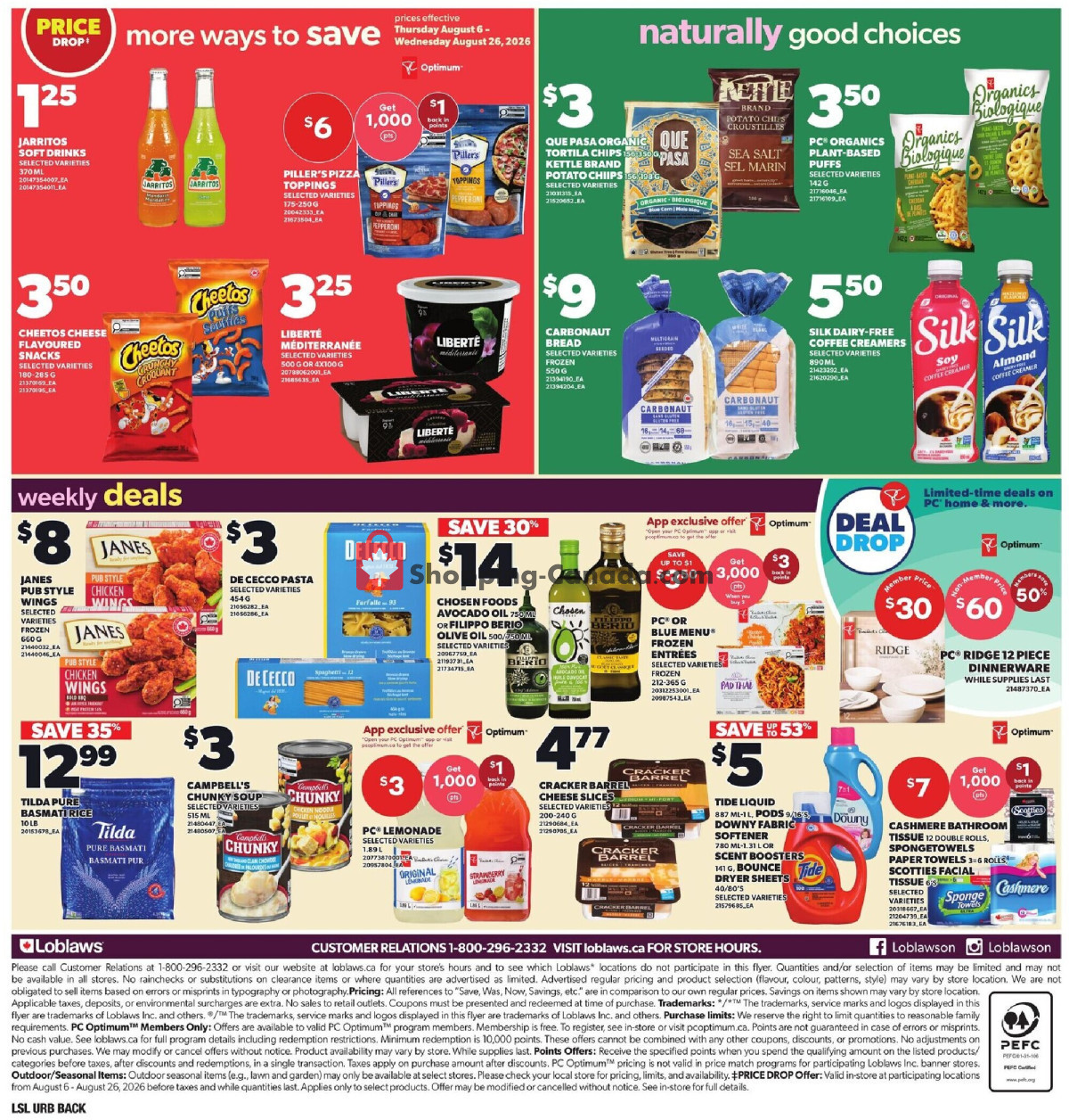 Loblaws flyer from Thursday August 13, 2026 to Wednesday August 19, 2026 - page 8