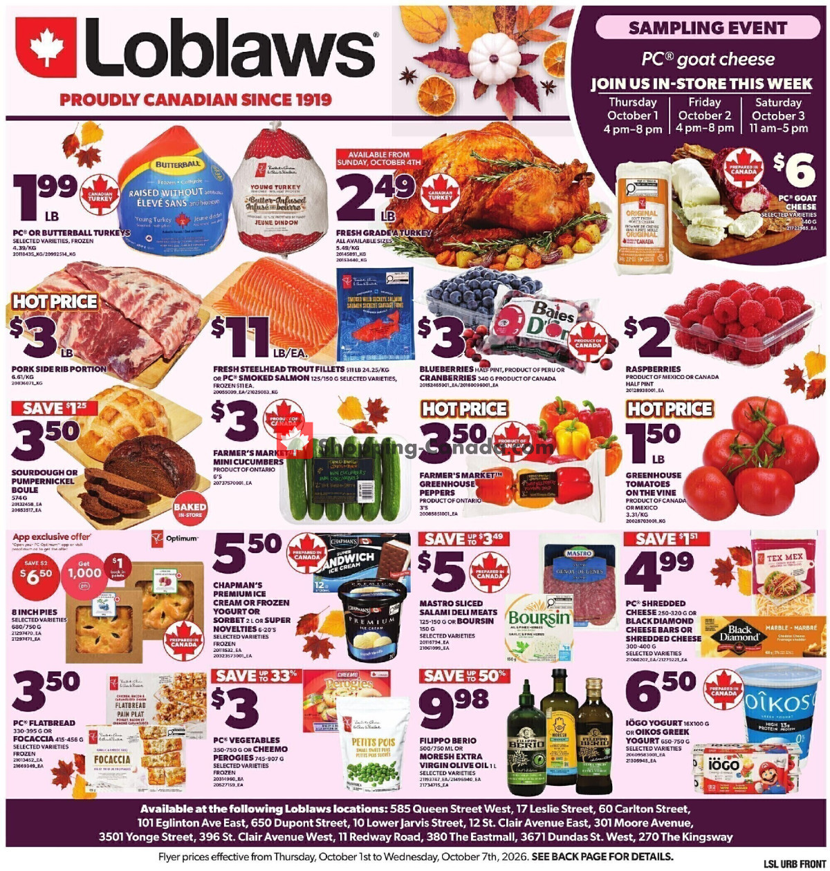 Loblaws flyer from Thursday October 1, 2026 to Wednesday October 7, 2026 - page 20