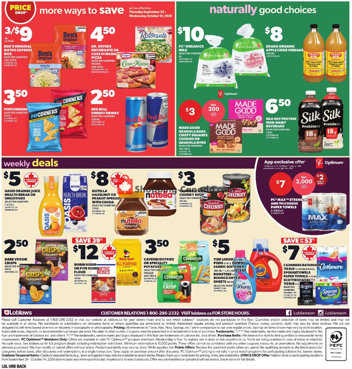 Loblaws flyer from Thursday September 24, 2026 to Wednesday September 30, 2026 - page 8