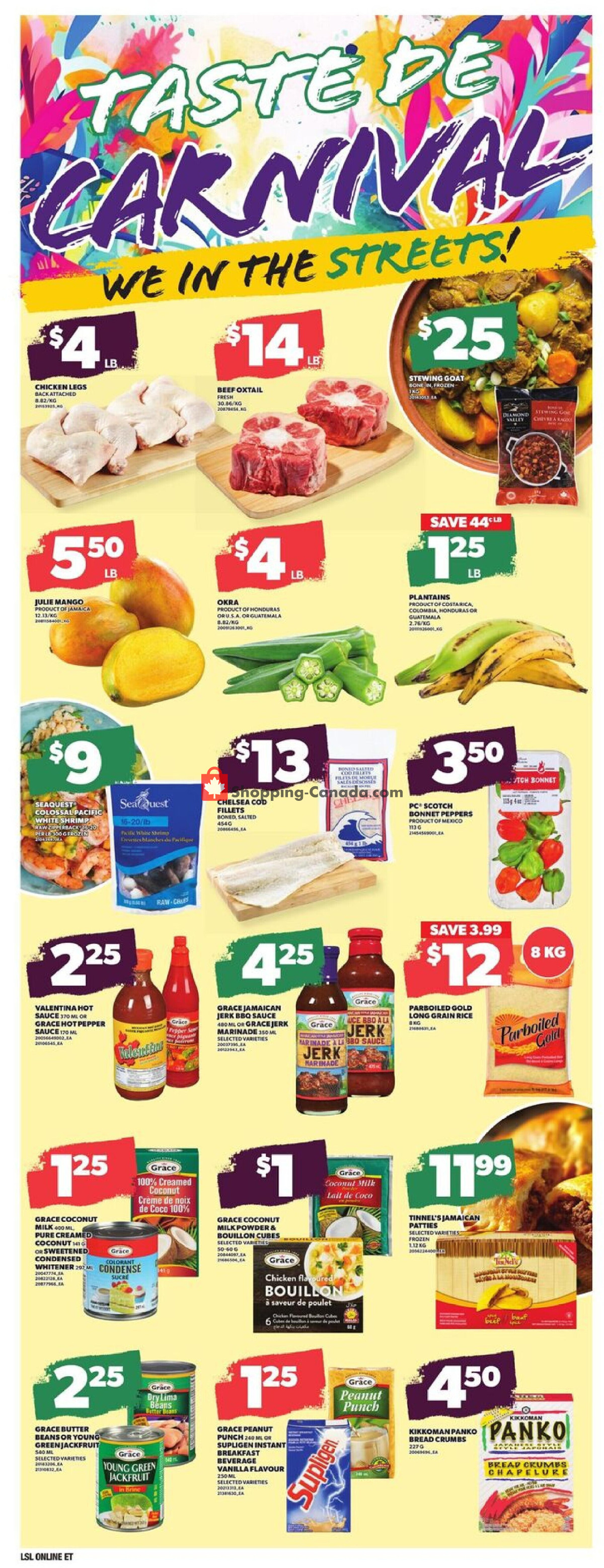 Loblaws flyer from Thursday July 23, 2026 to Wednesday July 29, 2026 - page 14