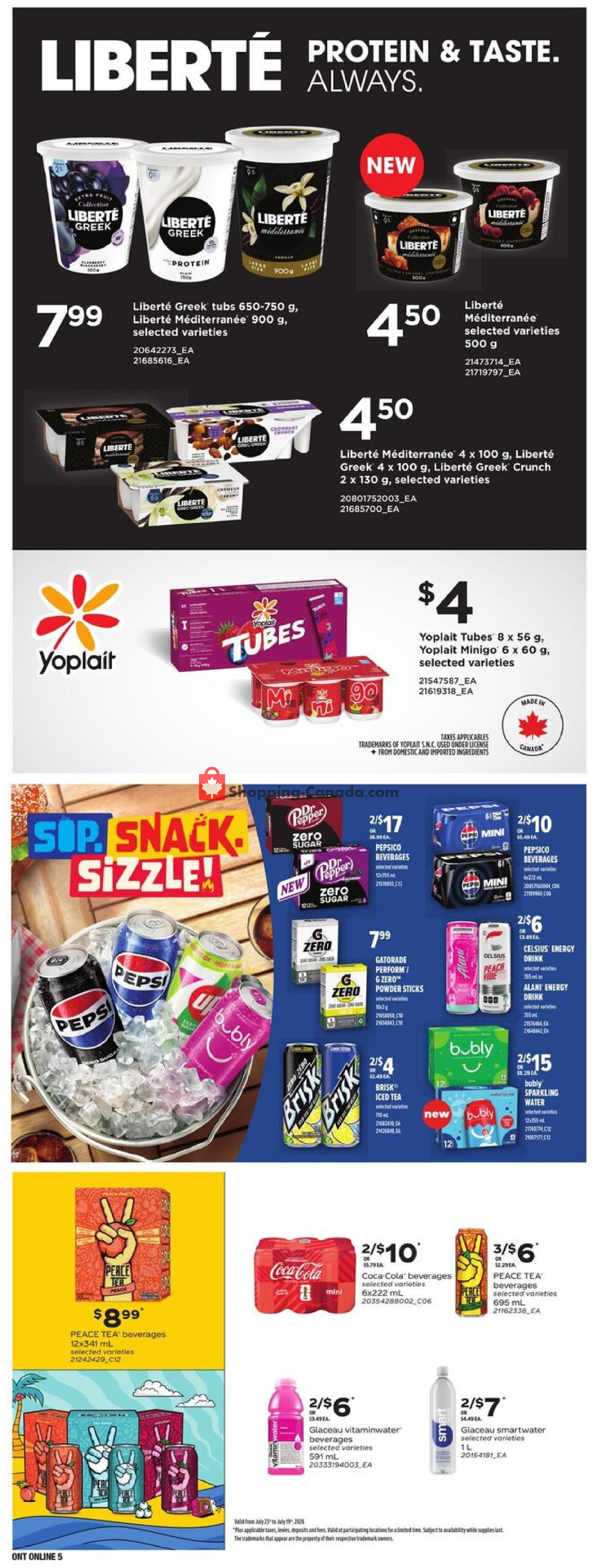 Loblaws flyer from Thursday July 23, 2026 to Wednesday July 29, 2026 - page 21