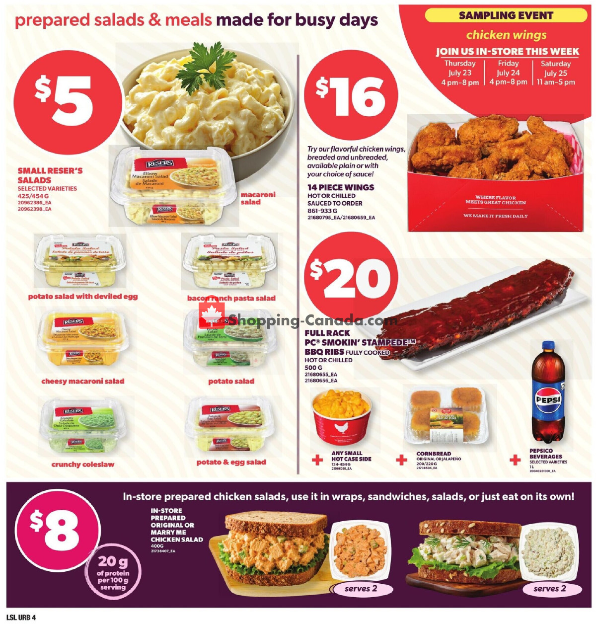 Loblaws flyer from Thursday July 23, 2026 to Wednesday July 29, 2026 - page 4