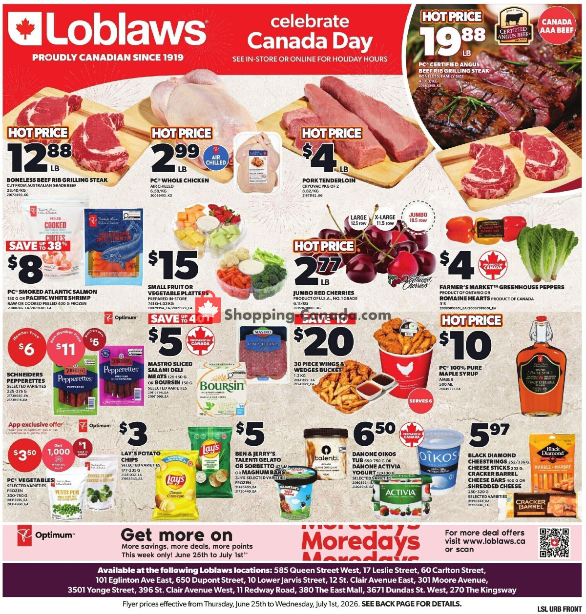 Loblaws flyer from Thursday June 25, 2026 to Wednesday July 1, 2026 - page 16
