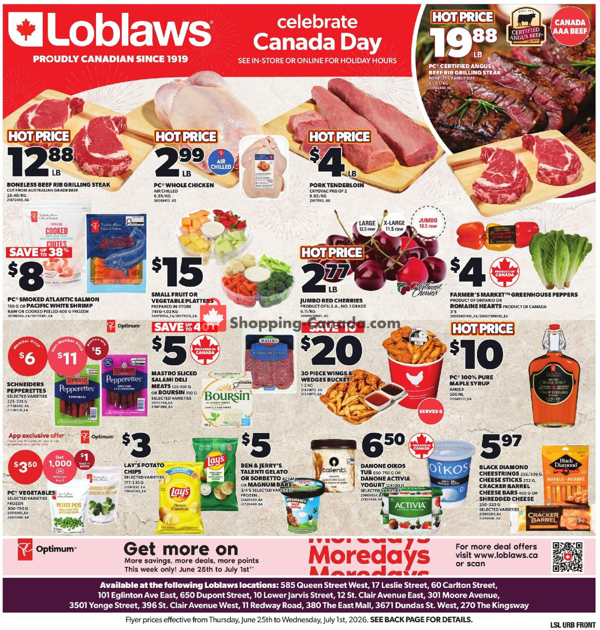 Loblaws flyer from Thursday June 25, 2026 to Wednesday July 1, 2026 - page 4