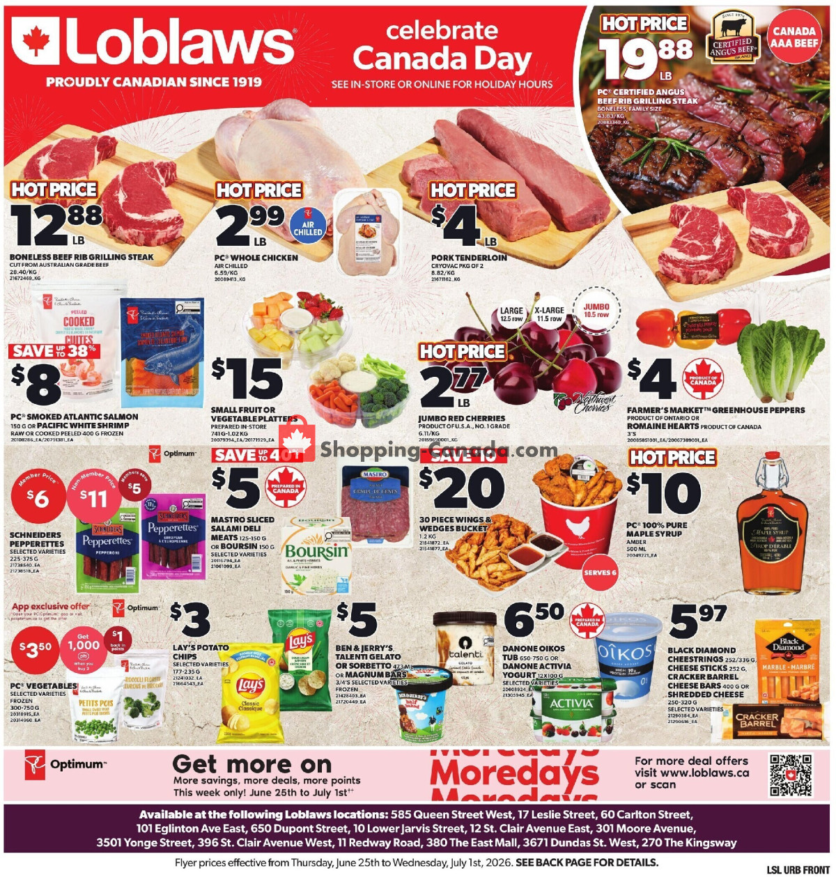 Loblaws flyer from Thursday June 25, 2026 to Wednesday July 1, 2026 - page 8