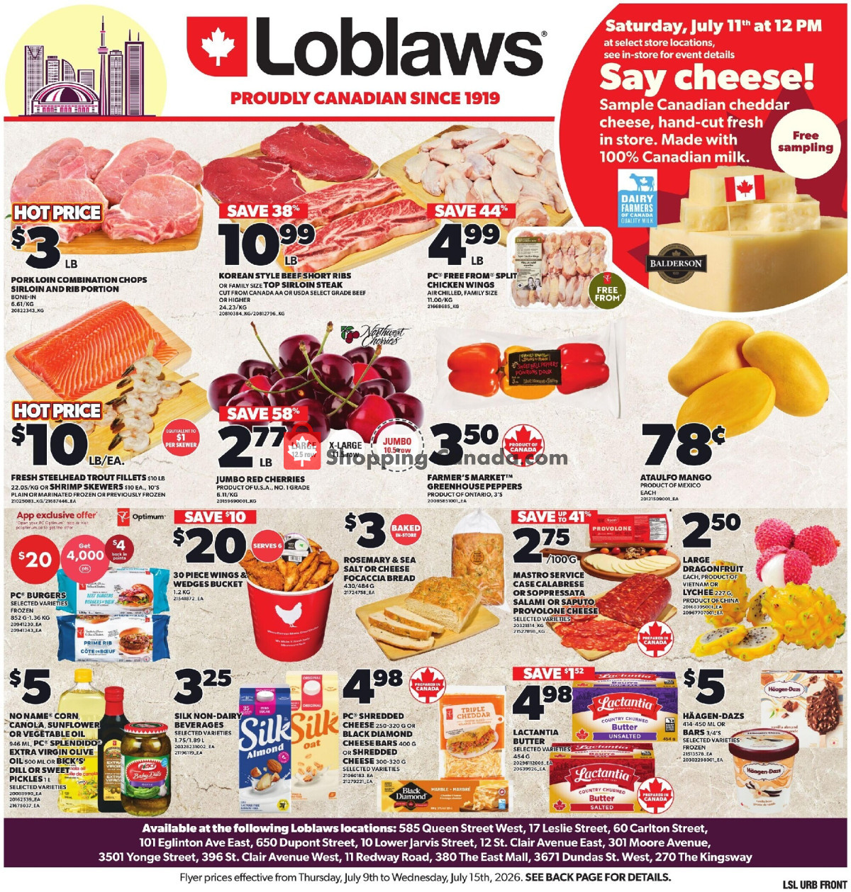 Loblaws flyer from Thursday July 9, 2026 to Wednesday July 15, 2026 - page 3