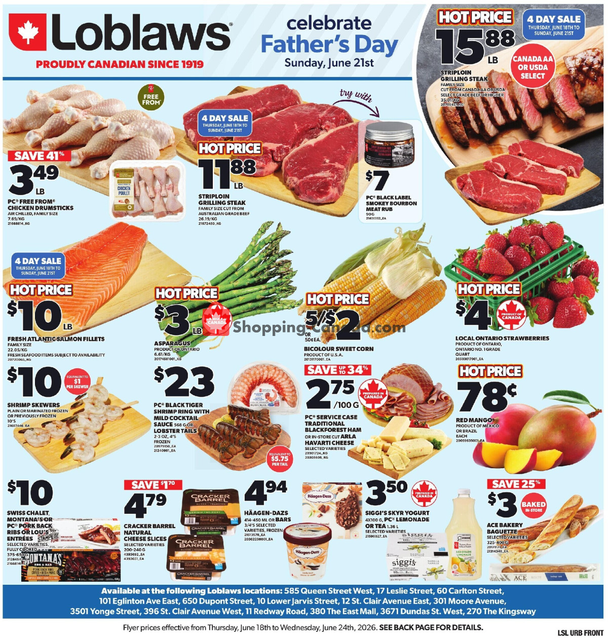 Loblaws flyer from Thursday June 18, 2026 to Wednesday June 24, 2026 - page 2