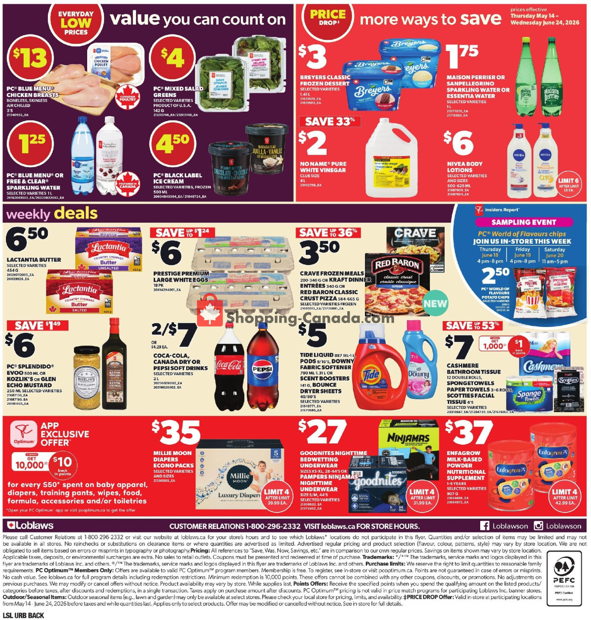 Loblaws flyer from Thursday June 18, 2026 to Wednesday June 24, 2026 - page 9