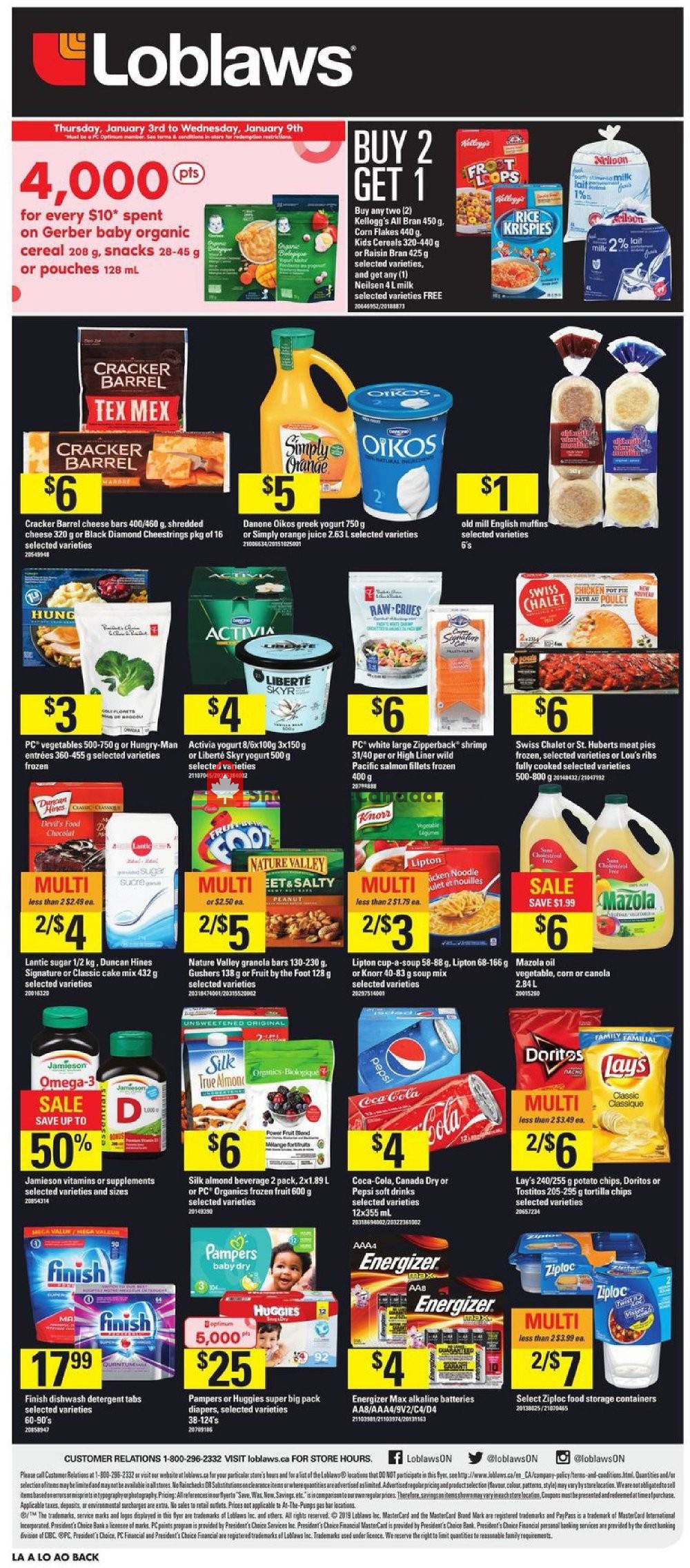 Loblaws flyer from Thursday January 3, 2019 to Wednesday January 9, 2019 - page 18