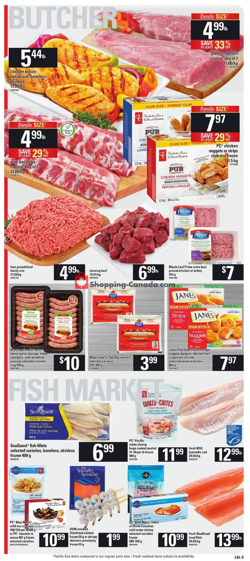 Loblaws flyer from Thursday January 3, 2019 to Wednesday January 9, 2019 - page 3