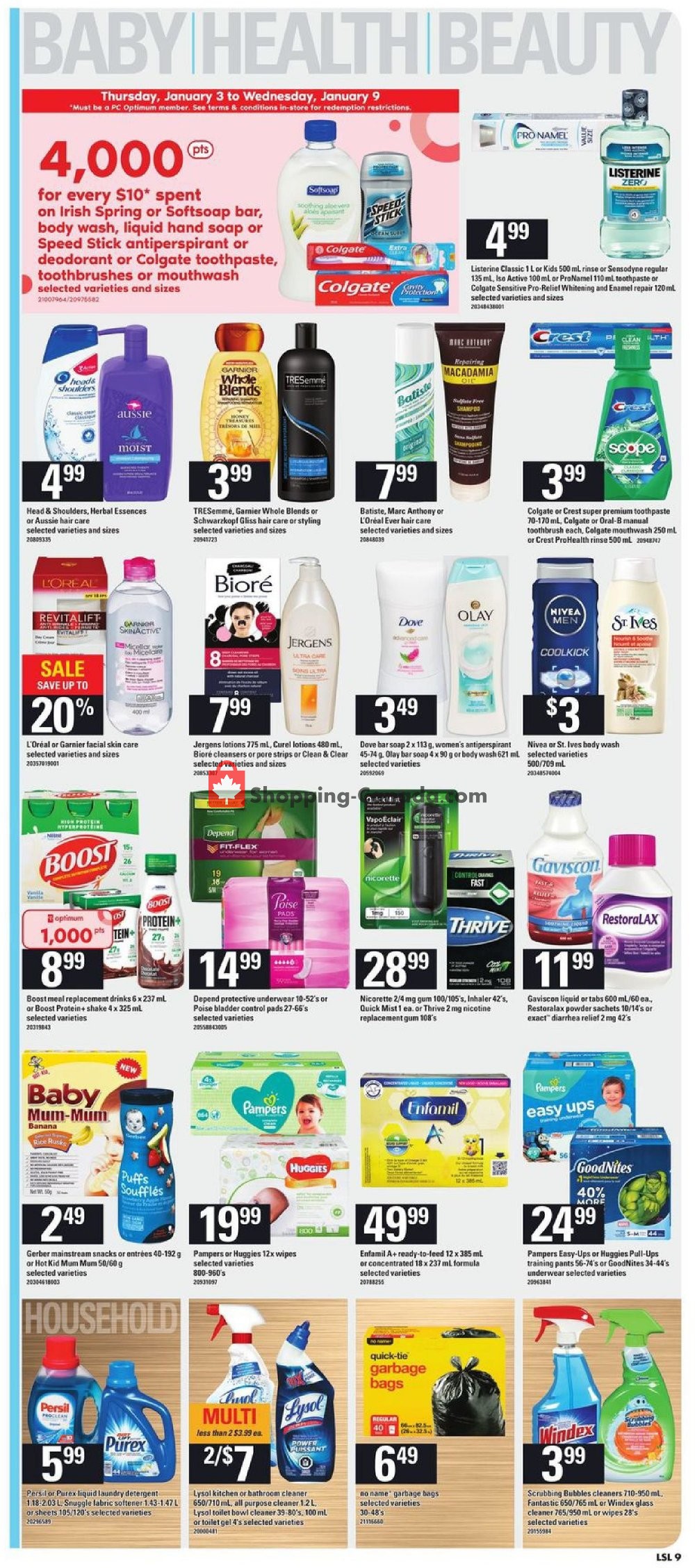Loblaws flyer from Thursday January 3, 2019 to Wednesday January 9, 2019 - page 9
