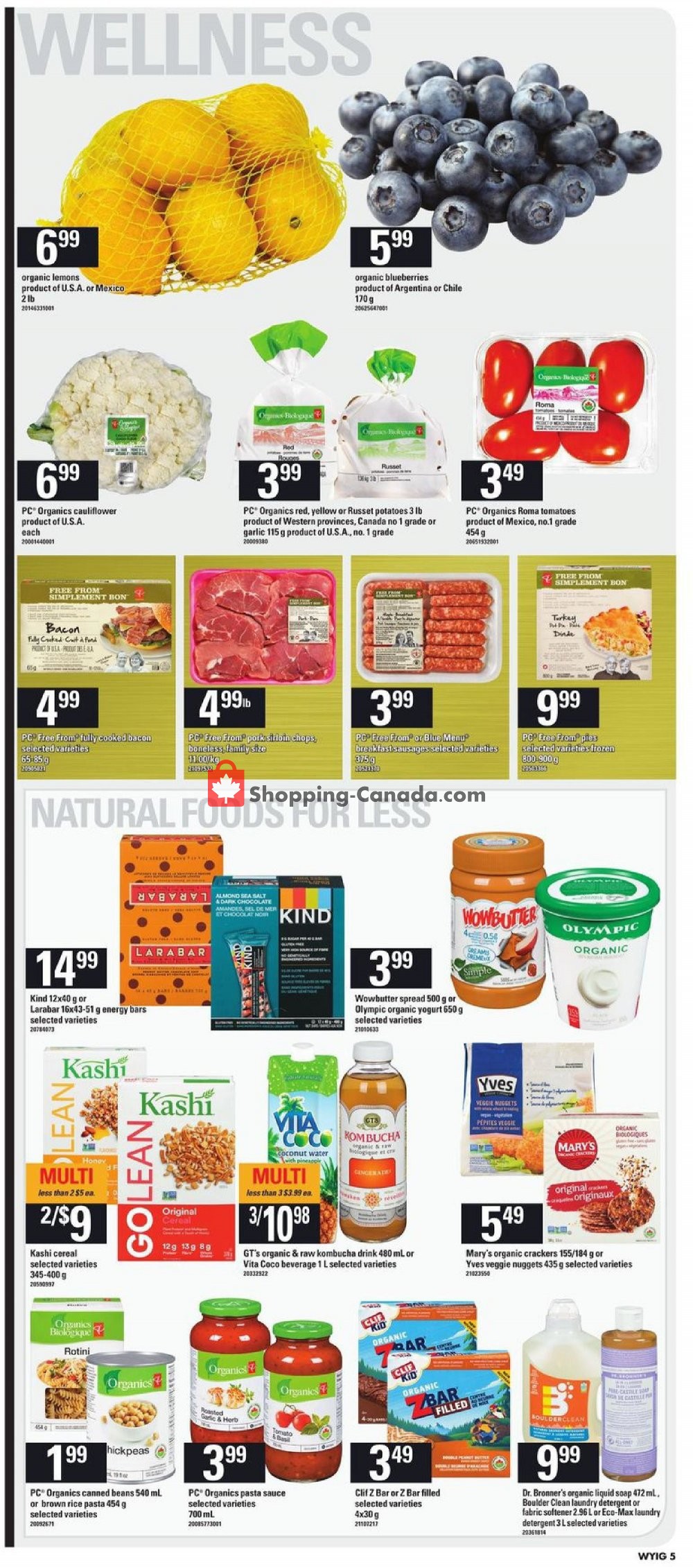 Loblaws flyer from Thursday January 3, 2019 to Wednesday January 9, 2019 - page 5