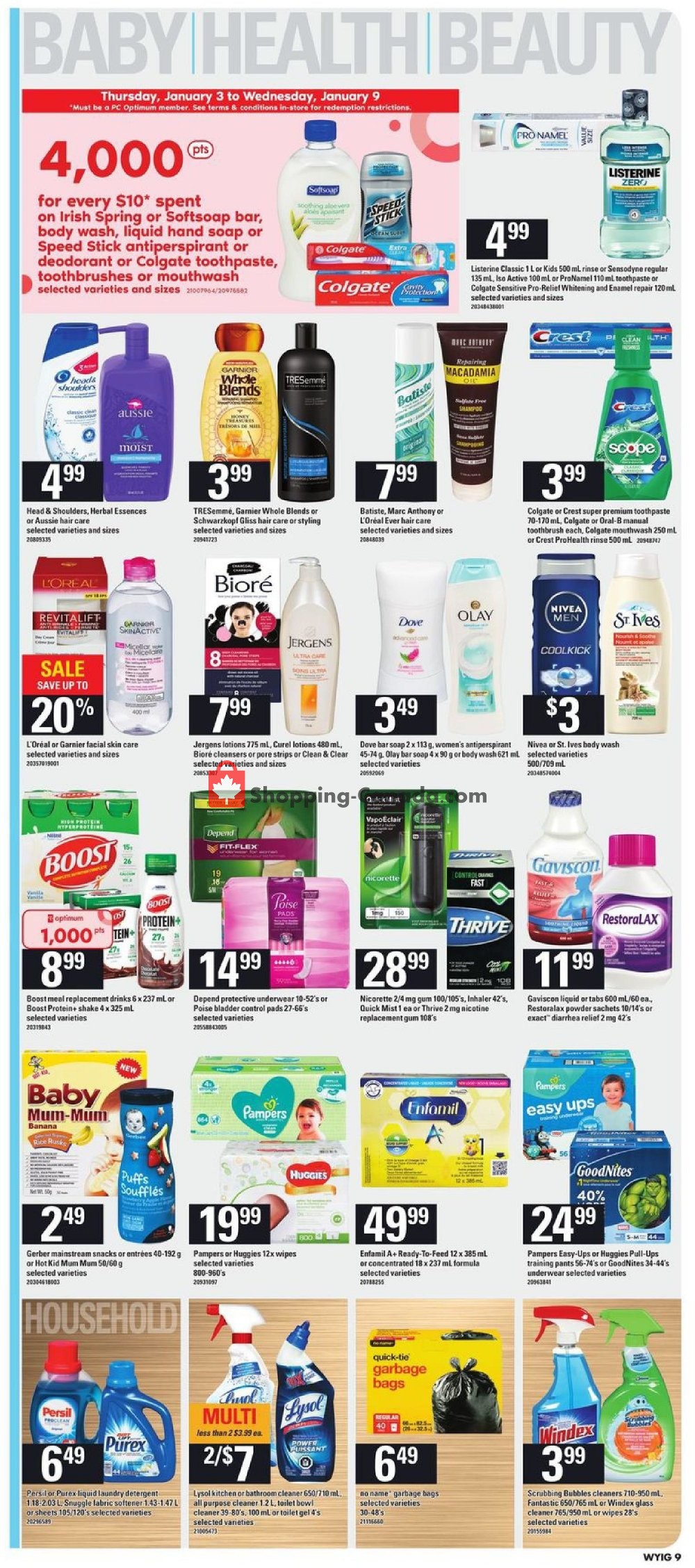 Loblaws flyer from Thursday January 3, 2019 to Wednesday January 9, 2019 - page 9