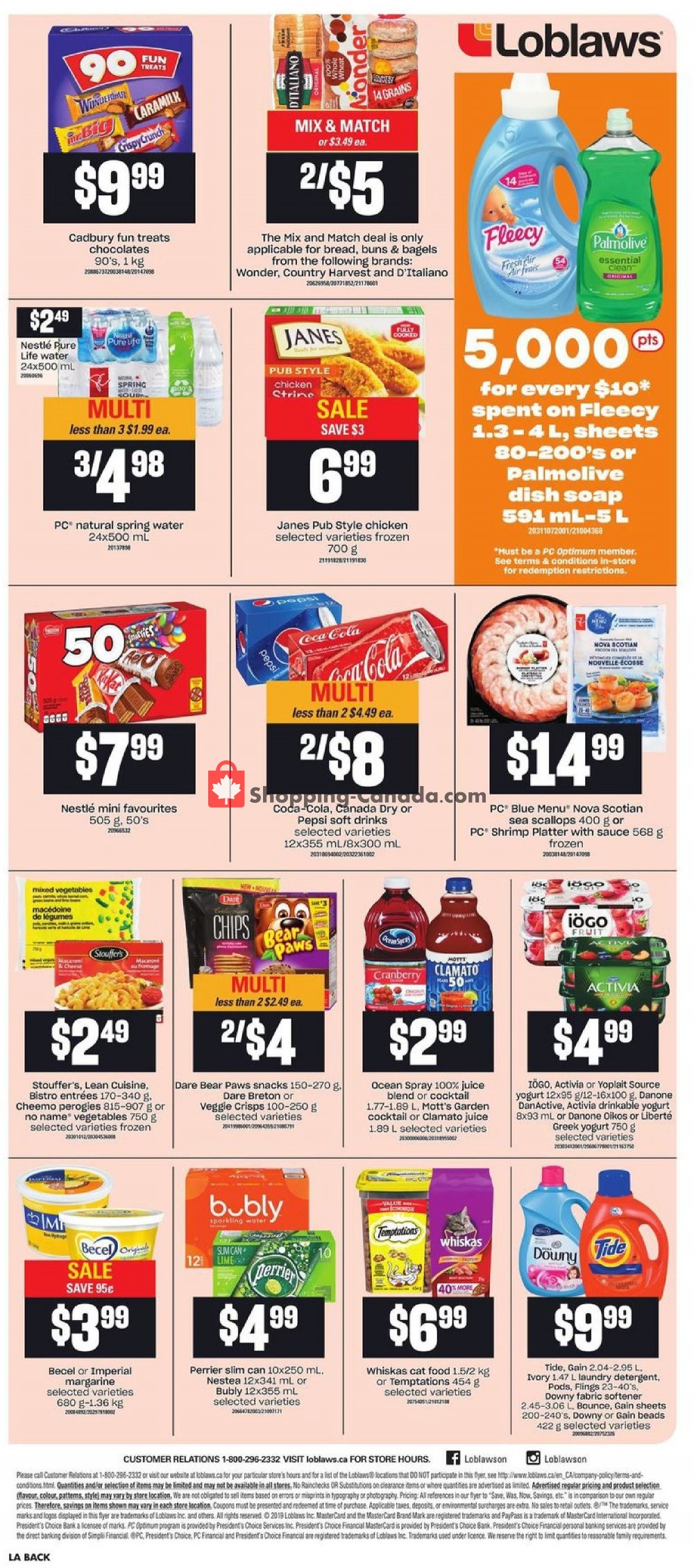 Loblaws flyer from Thursday October 10, 2019 to Wednesday October 16, 2019 - page 18