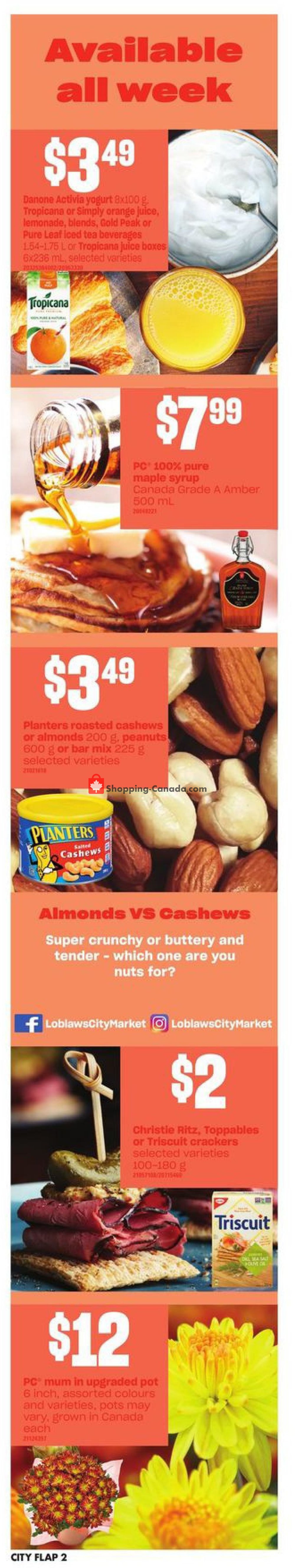 Loblaws flyer from Thursday October 10, 2019 to Wednesday October 16, 2019 - page 2