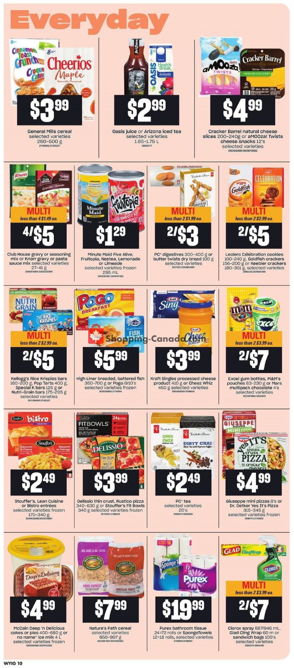 Loblaws flyer from Thursday October 3, 2019 to Wednesday October 9, 2019 - page 10