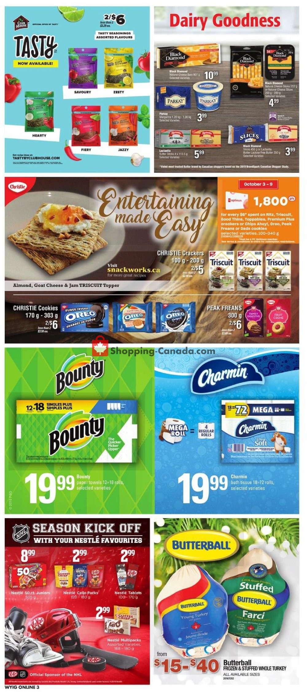 Loblaws flyer from Thursday October 3, 2019 to Wednesday October 9, 2019 - page 14