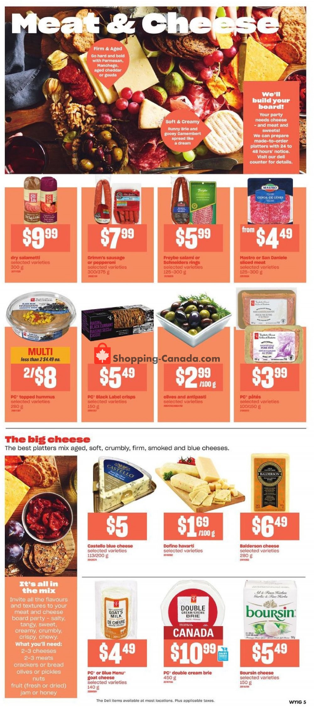 Loblaws flyer from Thursday October 3, 2019 to Wednesday October 9, 2019 - page 5
