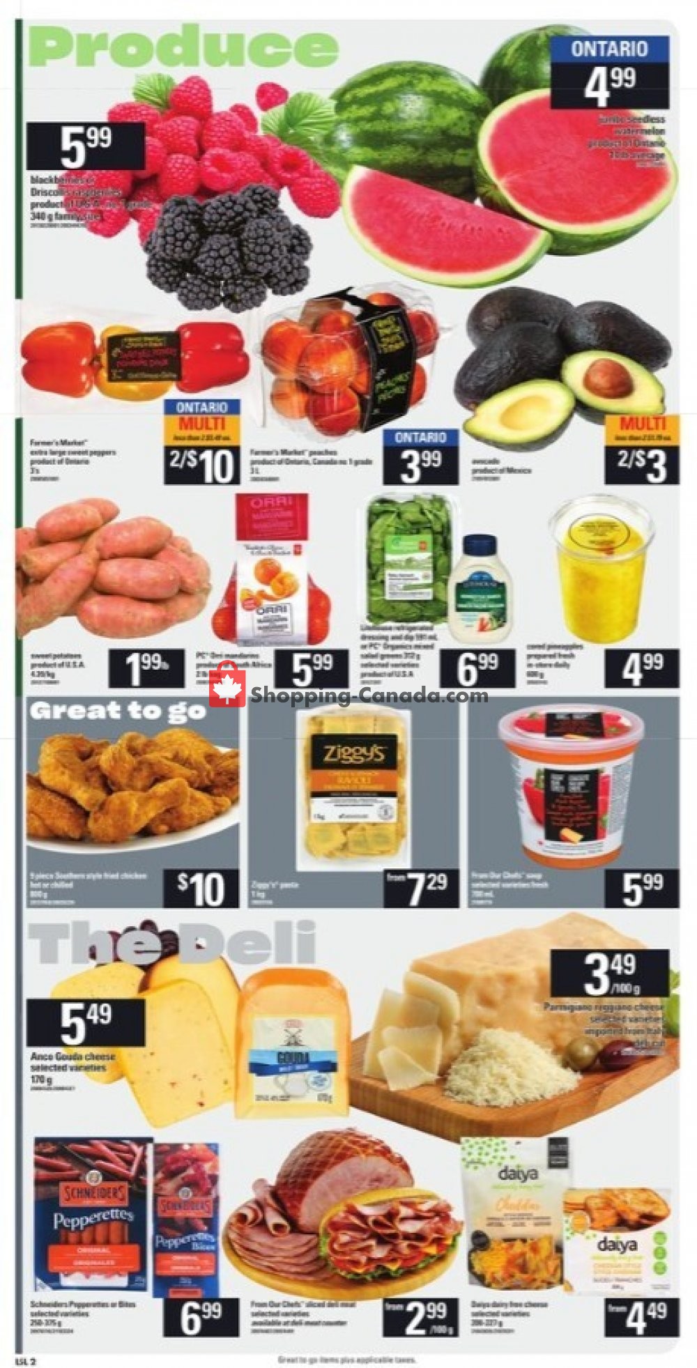 Loblaws Canada, flyer (Food Lovers Unit) August 20 August 26, 2020
