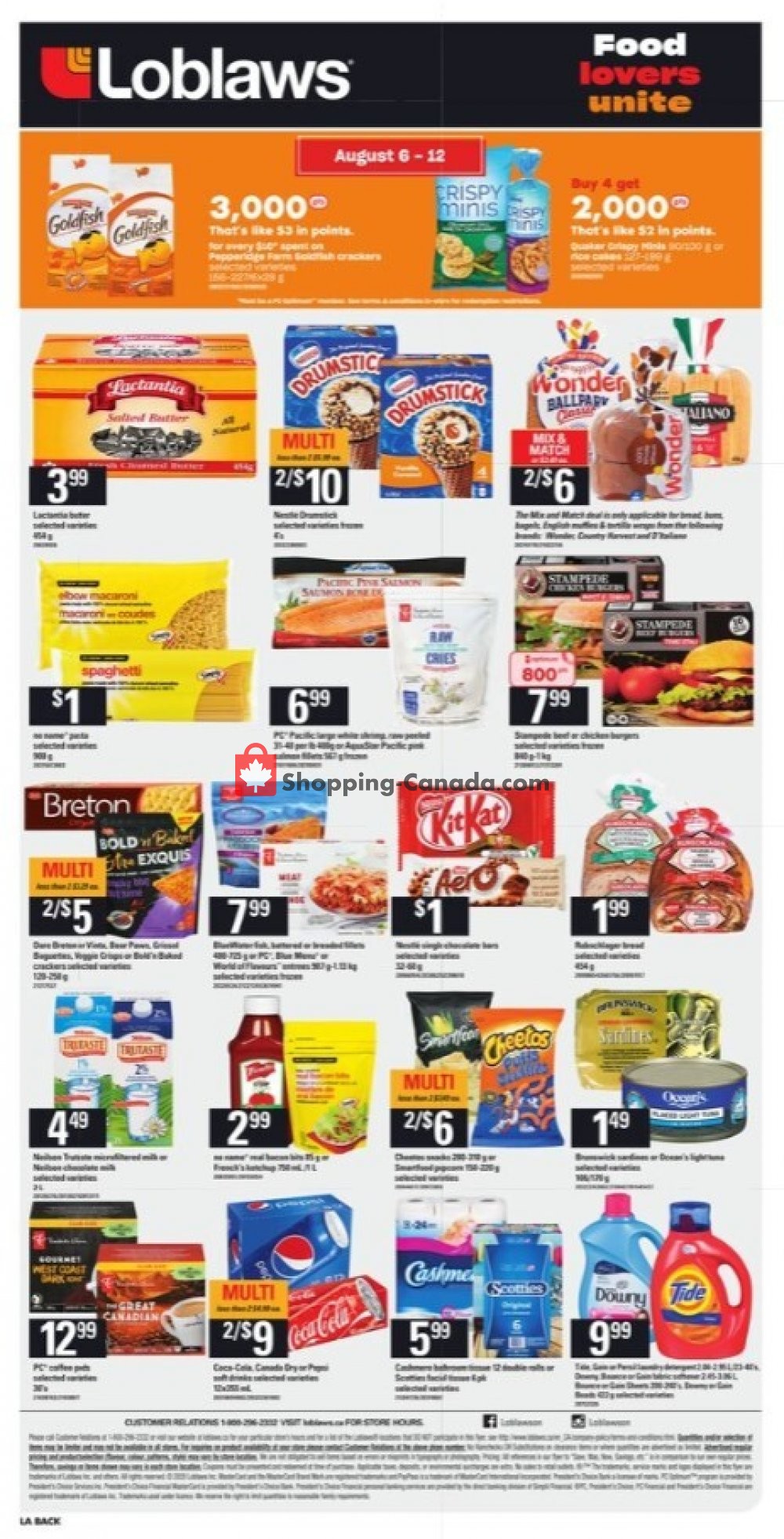 Loblaws flyer from Thursday August 6, 2020 to Wednesday August 12, 2020 - page 3