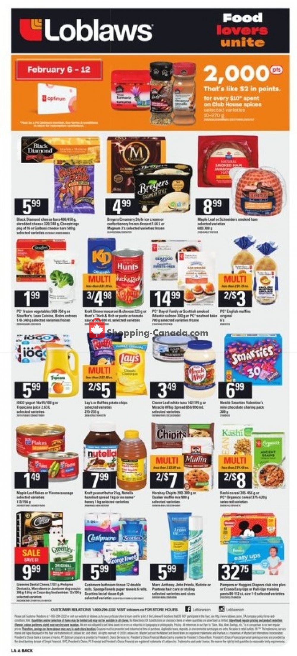 Loblaws flyer from Thursday February 6, 2020 to Wednesday February 12, 2020 - page 12