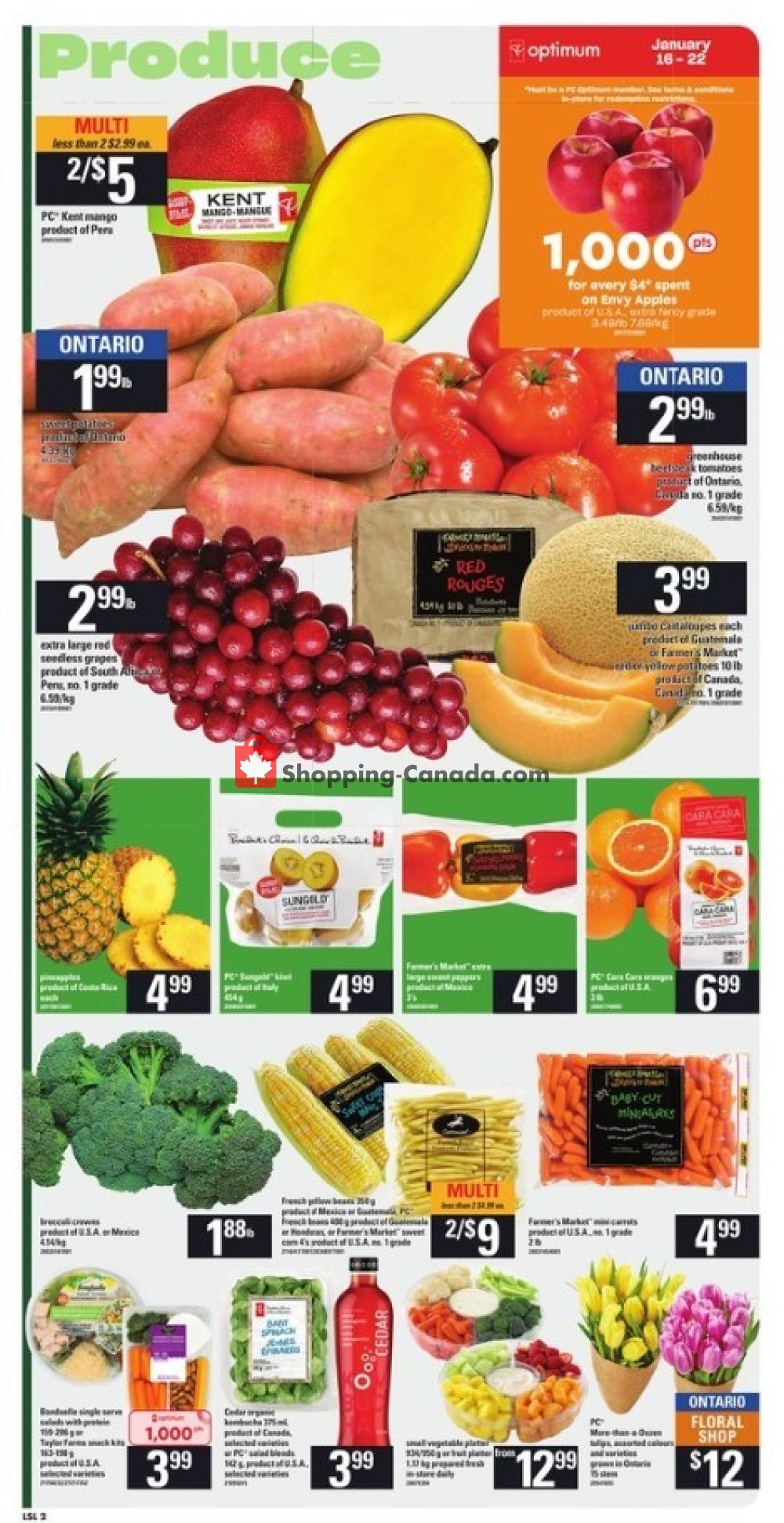 Loblaws flyer from Thursday January 16, 2020 to Wednesday January 22, 2020 - page 2