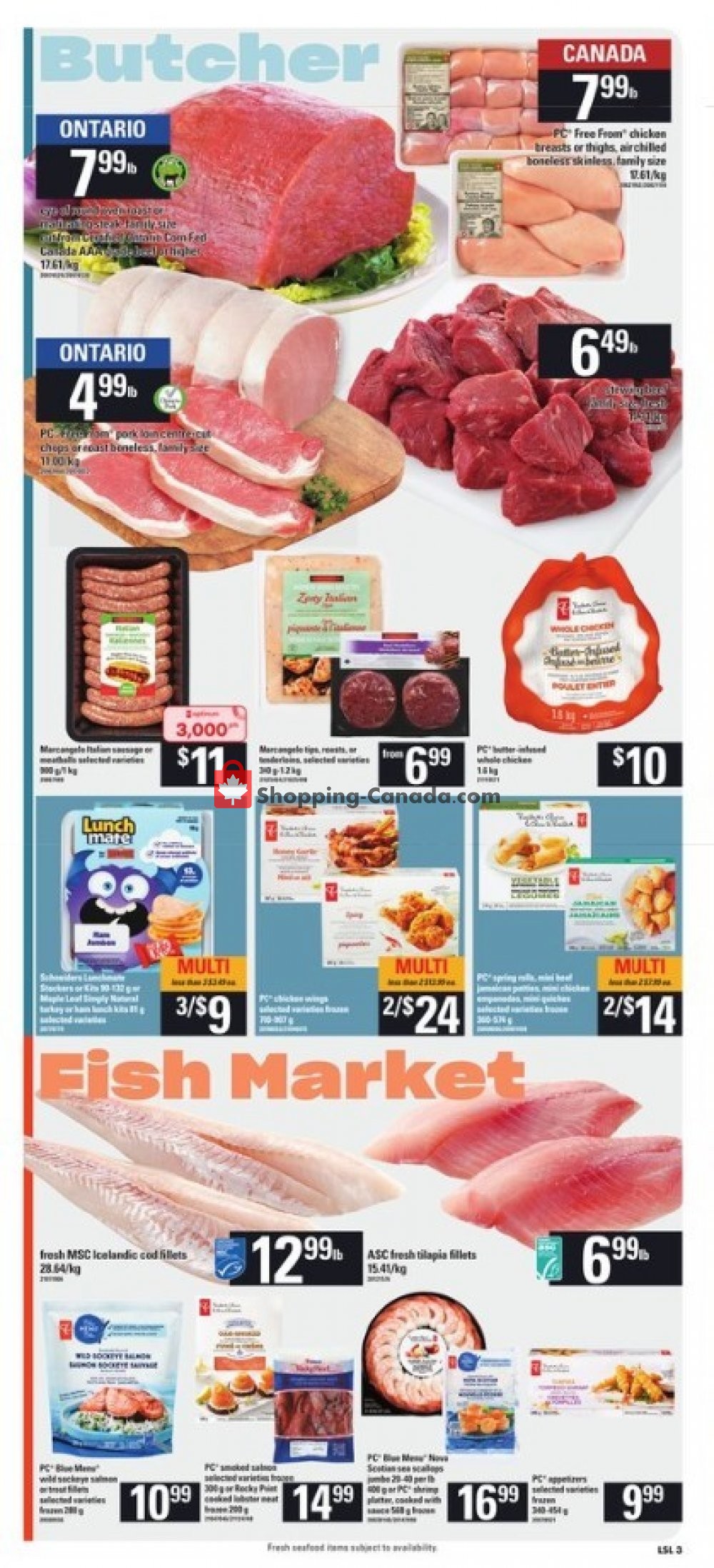 Loblaws flyer from Thursday January 16, 2020 to Wednesday January 22, 2020 - page 3