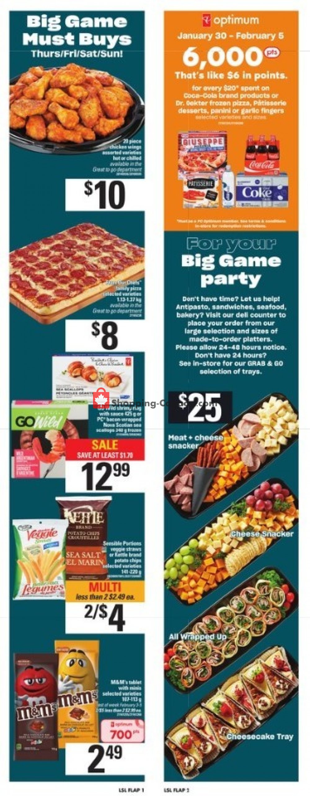 Loblaws flyer from Thursday January 30, 2020 to Wednesday February 5, 2020 - page 1