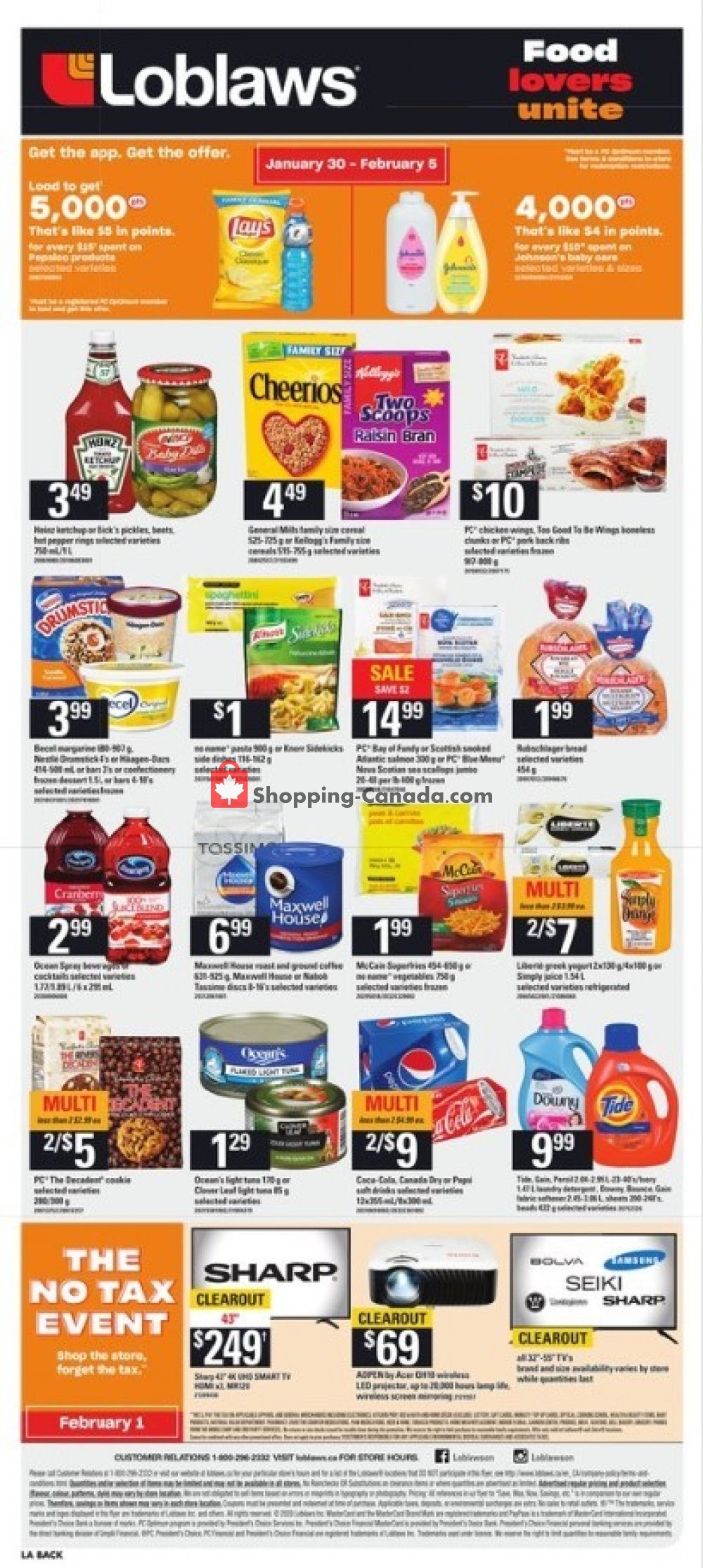 Loblaws flyer from Thursday January 30, 2020 to Wednesday February 5, 2020 - page 15