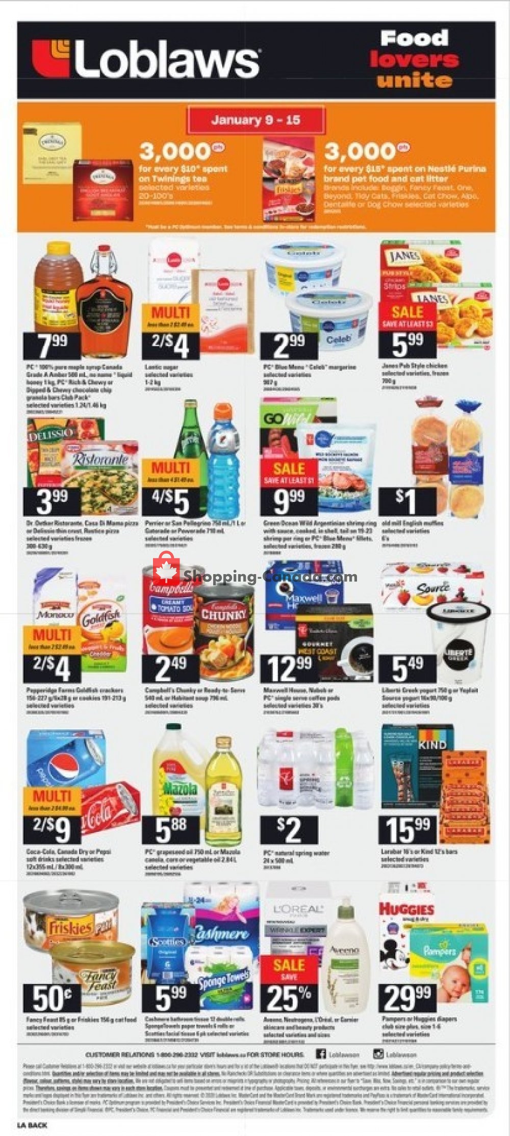 Loblaws flyer from Thursday January 9, 2020 to Wednesday January 15, 2020 - page 14