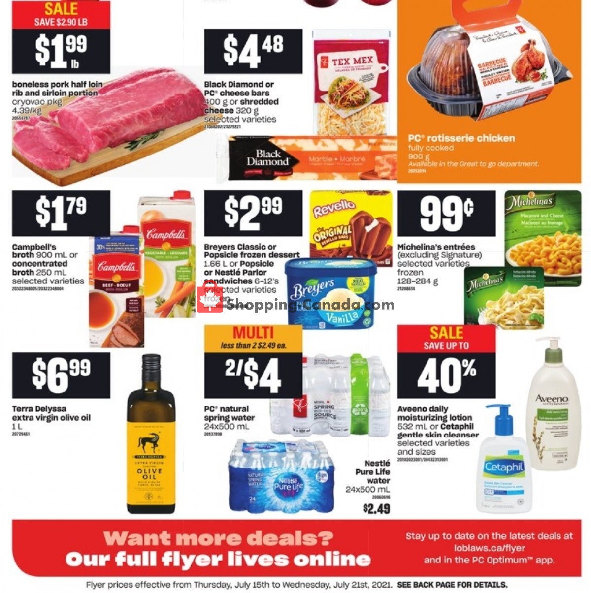 Loblaws flyer from Thursday July 15, 2021 to Wednesday July 21, 2021 - page 2