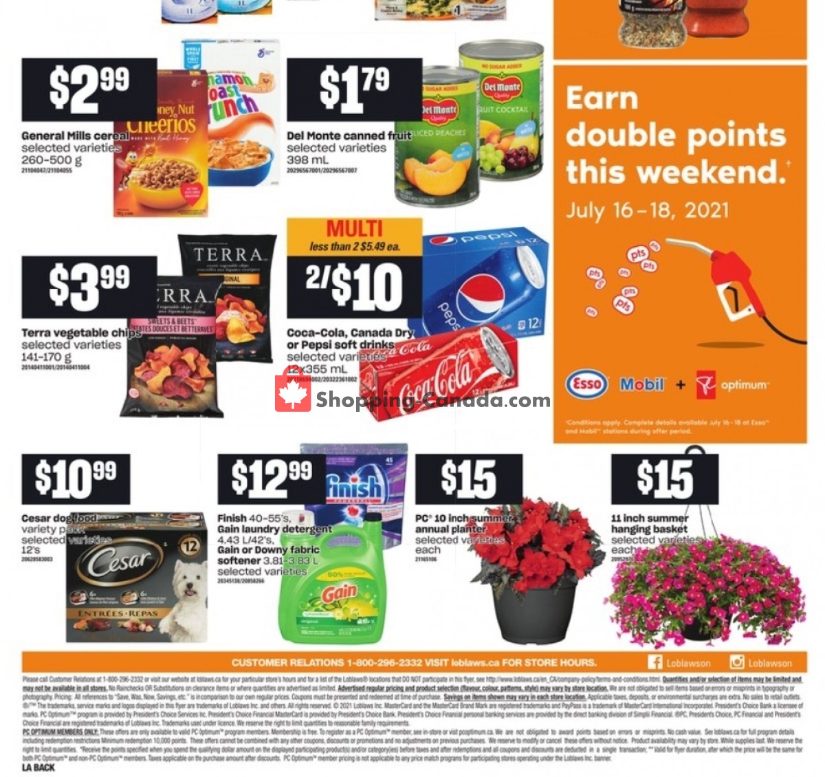 Loblaws flyer from Thursday July 15, 2021 to Wednesday July 21, 2021 - page 4