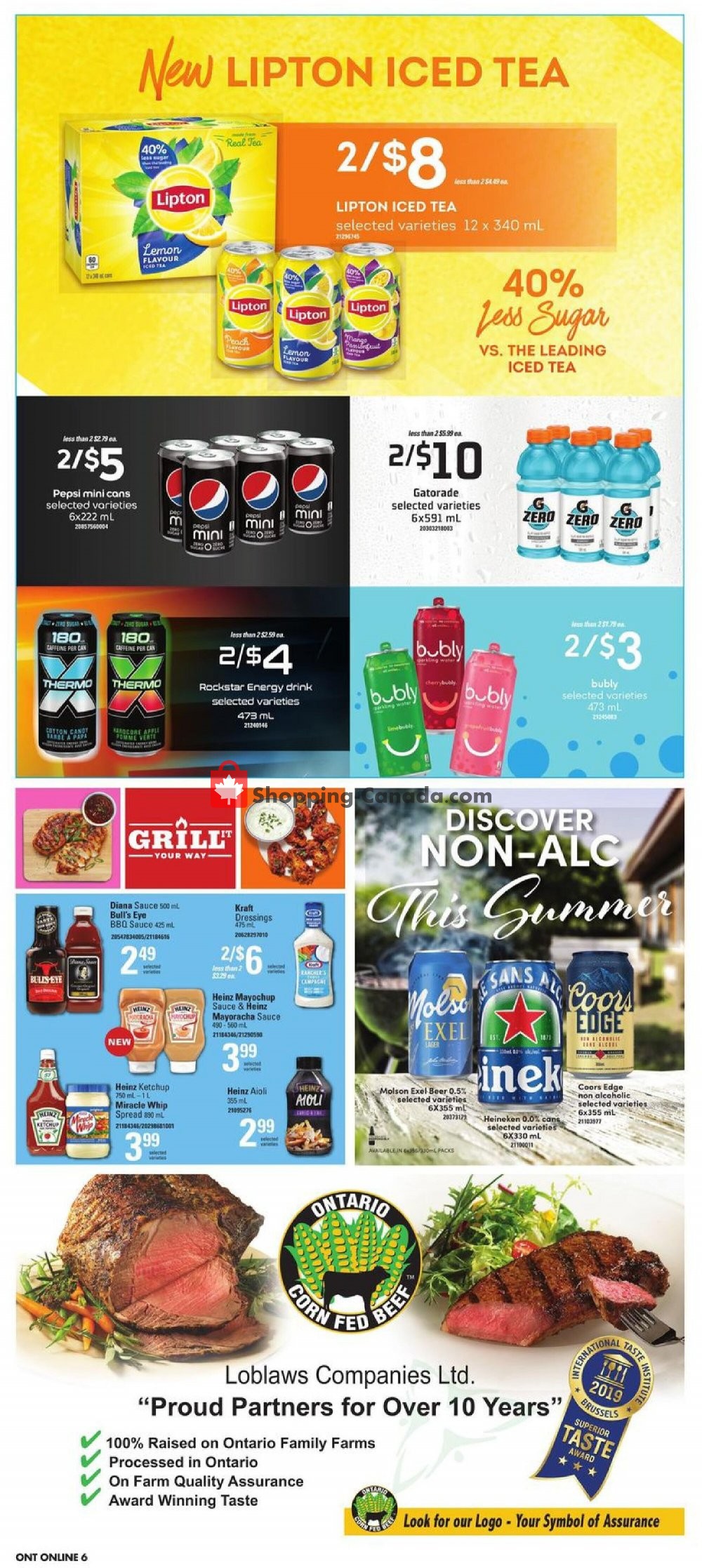 Loblaws Canada, flyer (Food lovers unit) June 18 June 24, 2020
