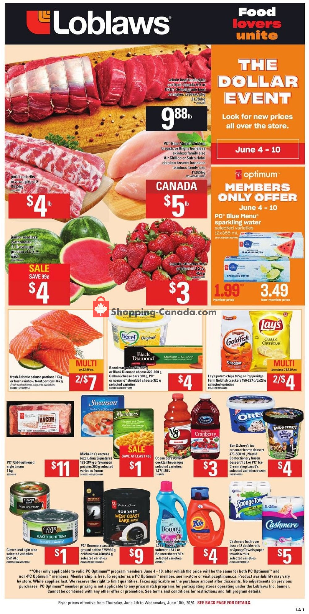 Loblaws Canada, flyer (Food lovers unit) June 4 June 10, 2020