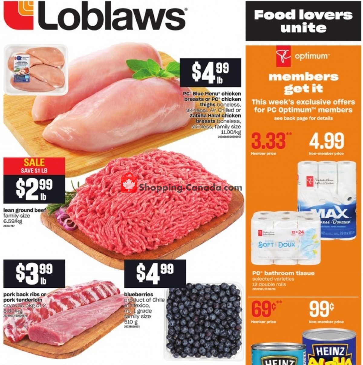 Loblaws Canada, flyer (Food Lovers Unit) March 4 March 10, 2021