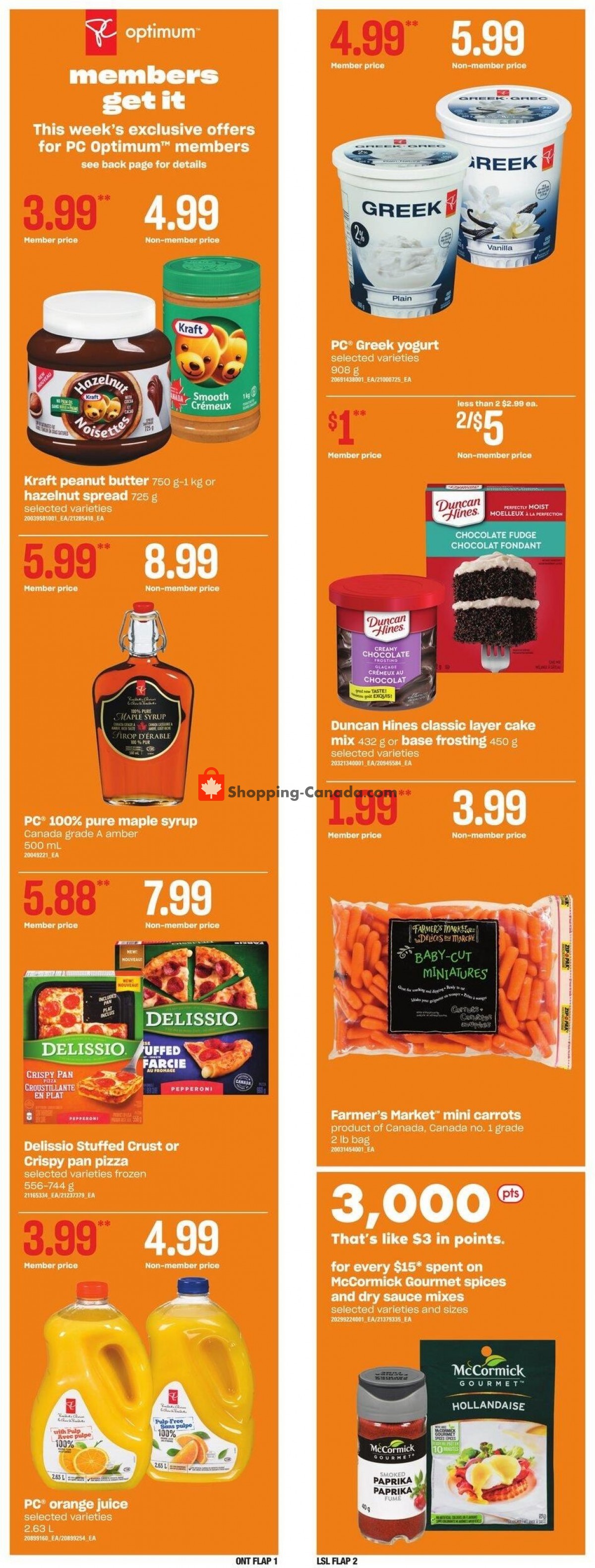 Loblaws Canada, flyer (Food Lovers Unit ON) August 26 September