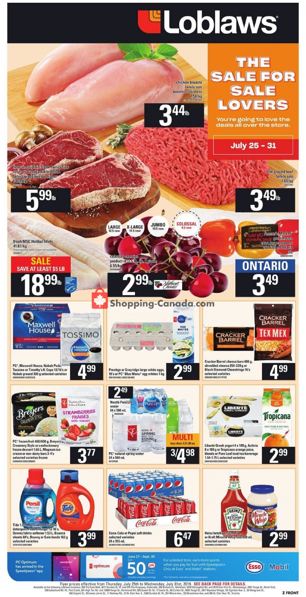 Loblaws flyer from Thursday July 25, 2019 to Wednesday July 31, 2019 - page 3