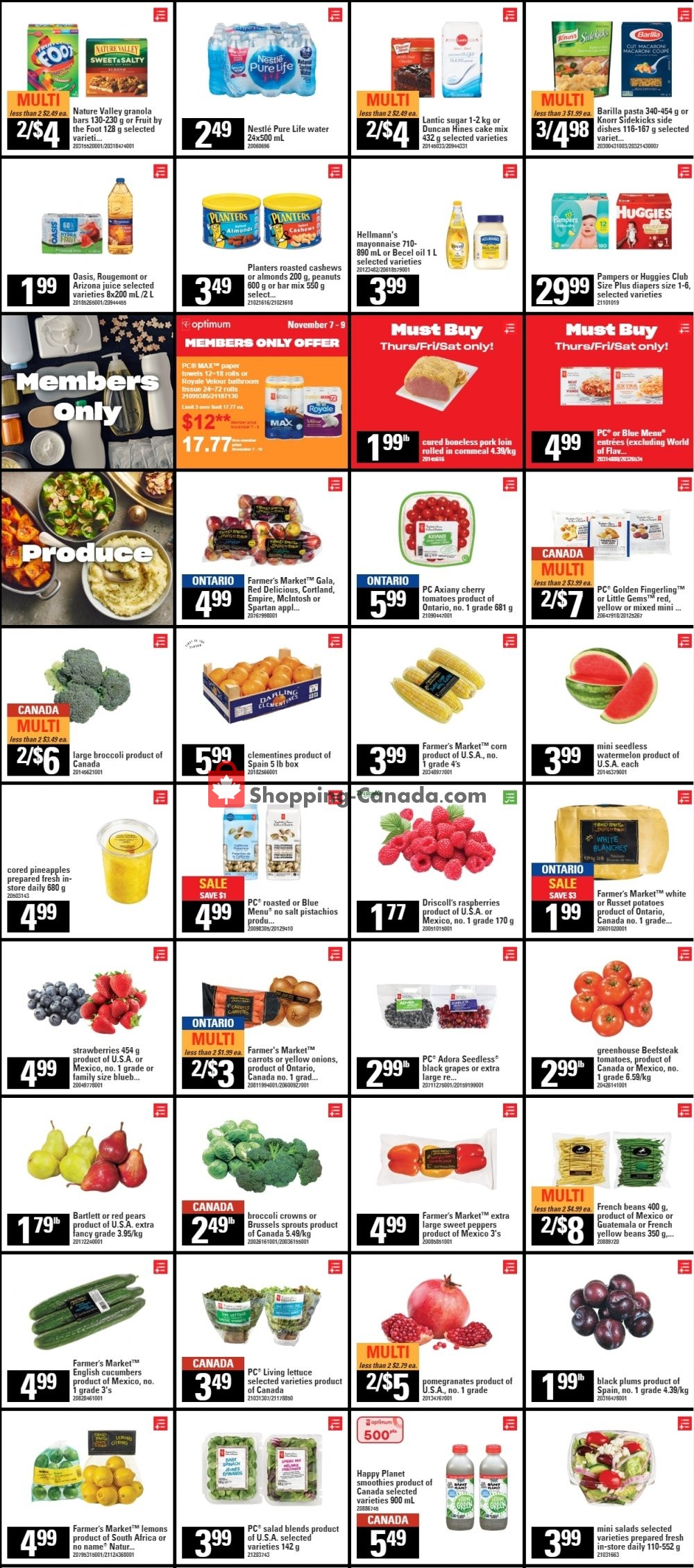 Loblaws flyer from Thursday November 7, 2019 to Wednesday November 13, 2019 - page 2