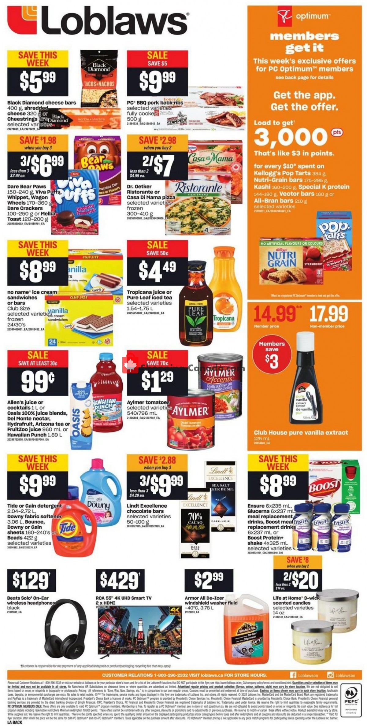 Loblaws Canada, flyer (Food Lovers Unite ON) January 20 January