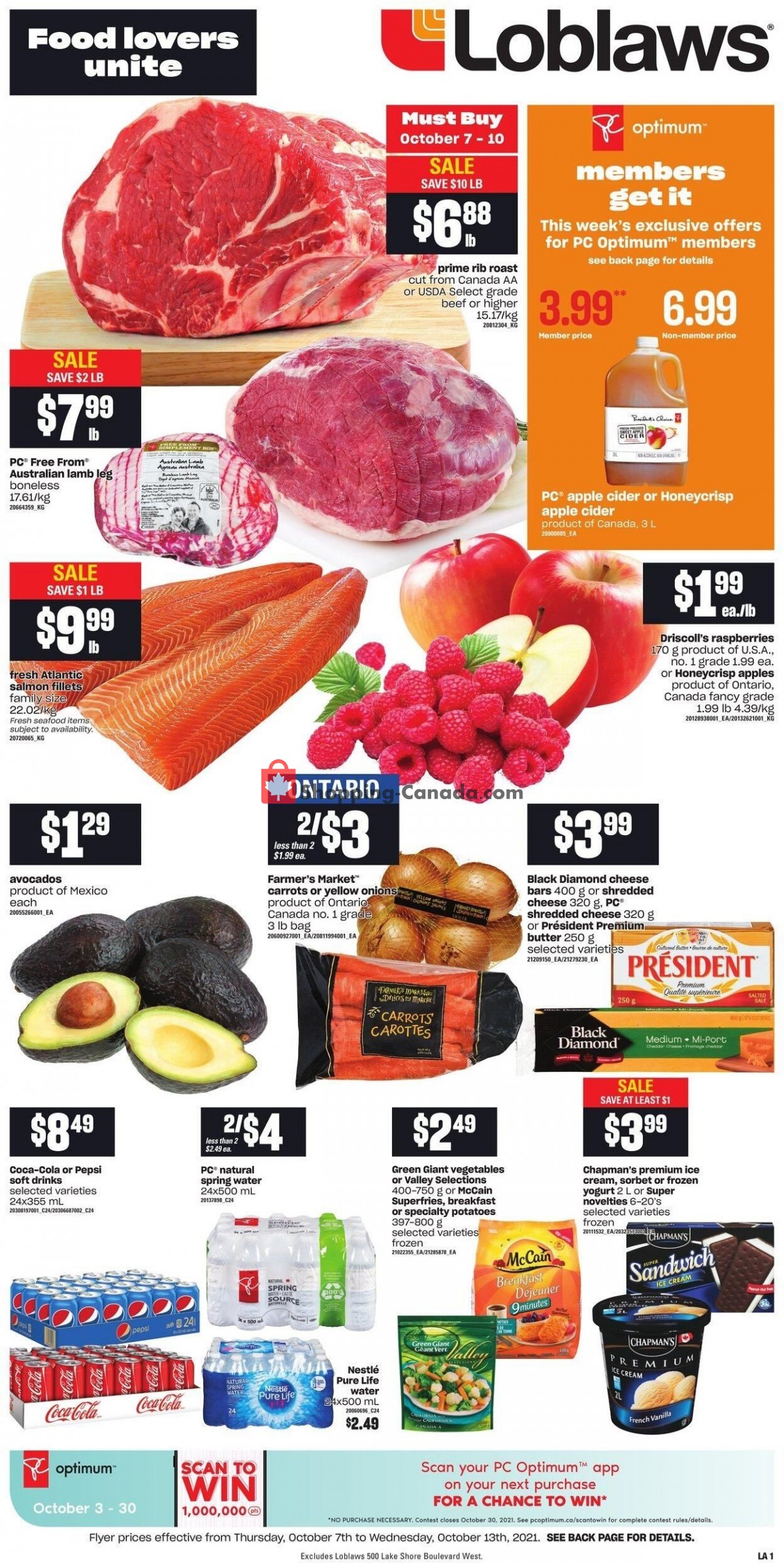 Loblaws flyer from Thursday October 7, 2021 to Wednesday October 13, 2021 - page 2