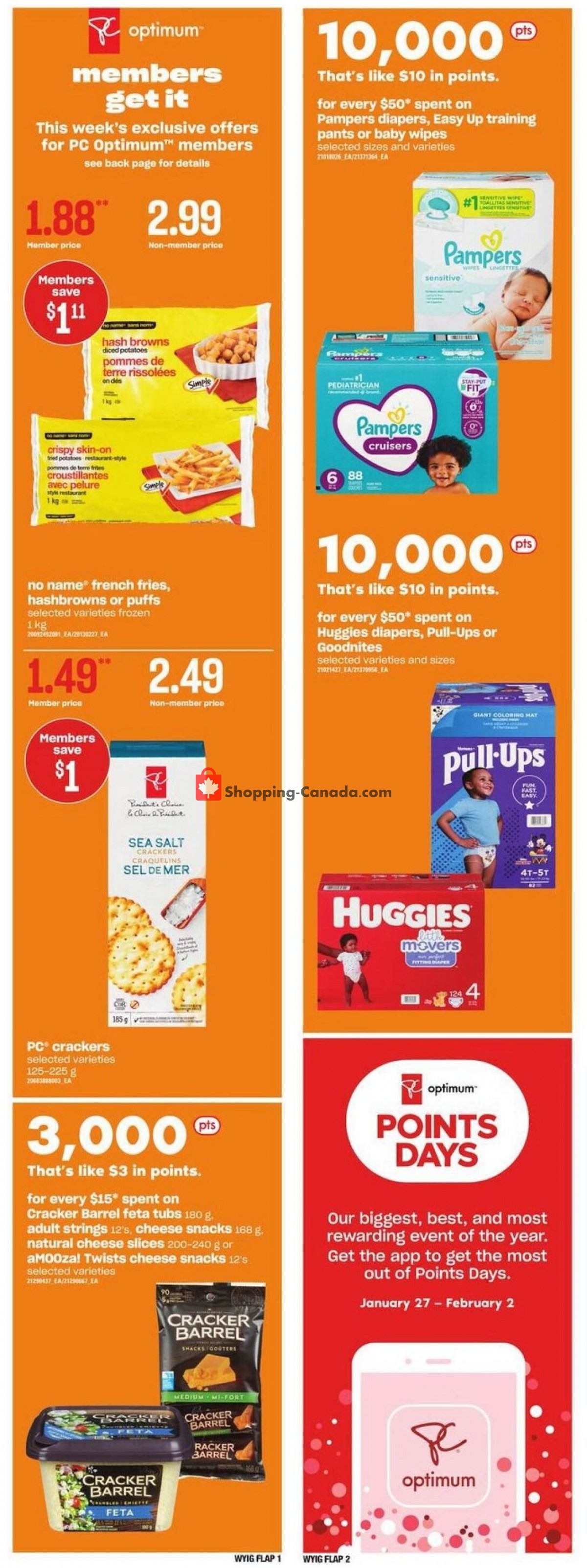 Loblaws Canada, flyer (Food Lovers Unite West) January 20