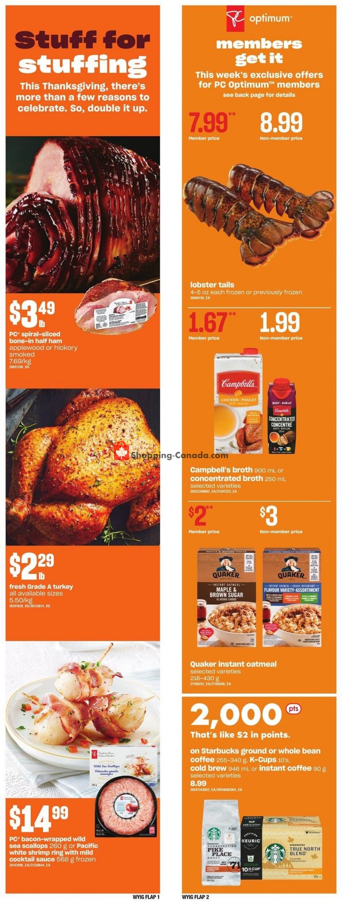 Loblaws Canada, flyer (Food Lovers Unite West) October 7 October