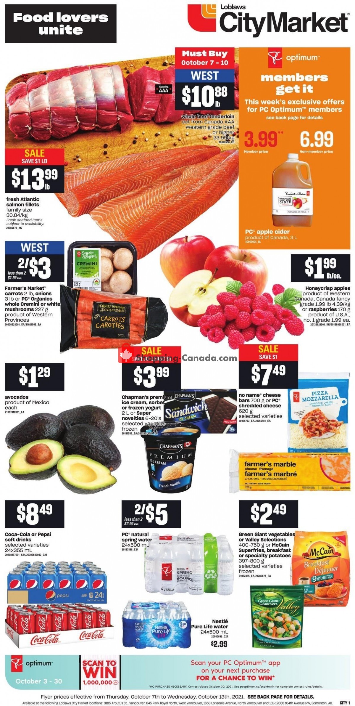 Loblaws flyer from Thursday October 7, 2021 to Wednesday October 13, 2021 - page 2