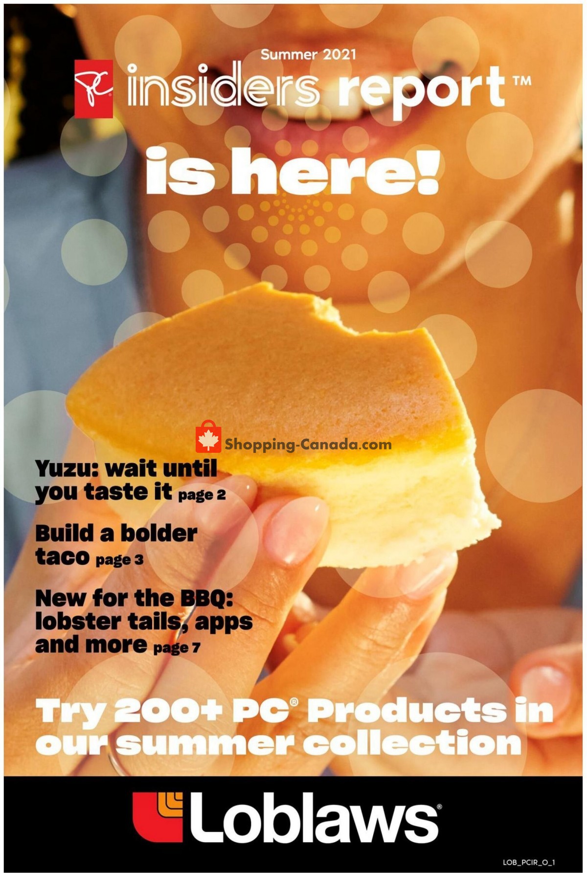 Loblaws flyer from Thursday May 20, 2021 to Wednesday July 14, 2021 - page 1